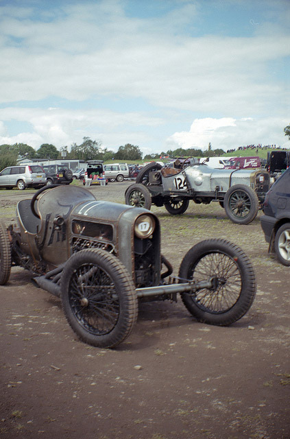 The GN Jap in the paddock at Mallory Park
