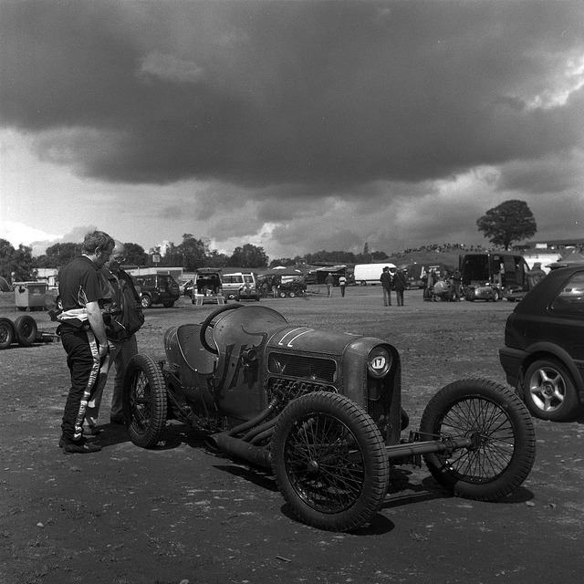 The GN Jap photographed in Black & White in a 6x6 format