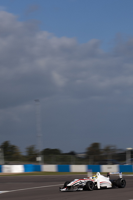 A Formula 3 car at Donington Park