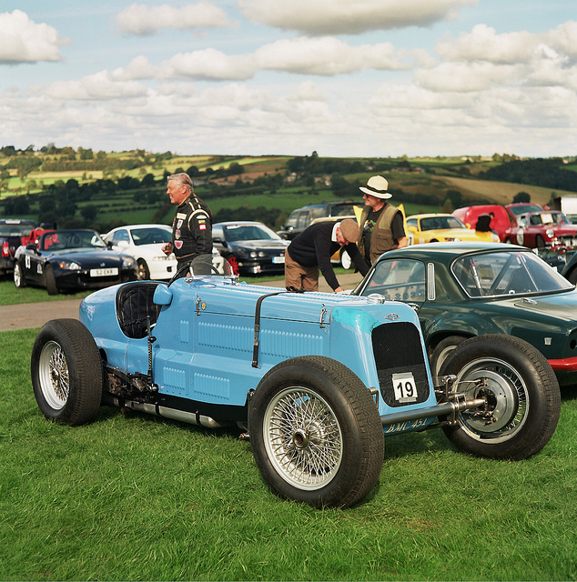 James Baxter's Frazer Nash at Harewood from the C330F