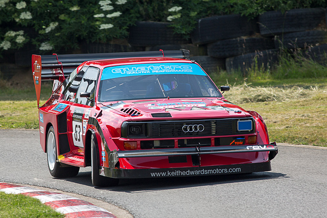 Audi Quattro at Harewood Hillclimb