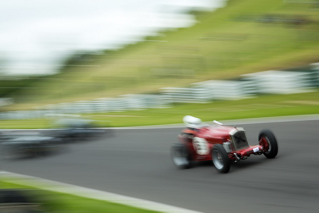Red Henry of Tim Greenhill at Cadwell Park