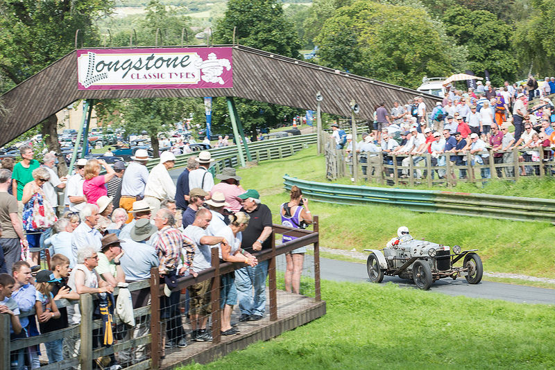 The GN/Ford Piglet raced by Liz Cawley races under the Longstone Tyres banner at Prescott.